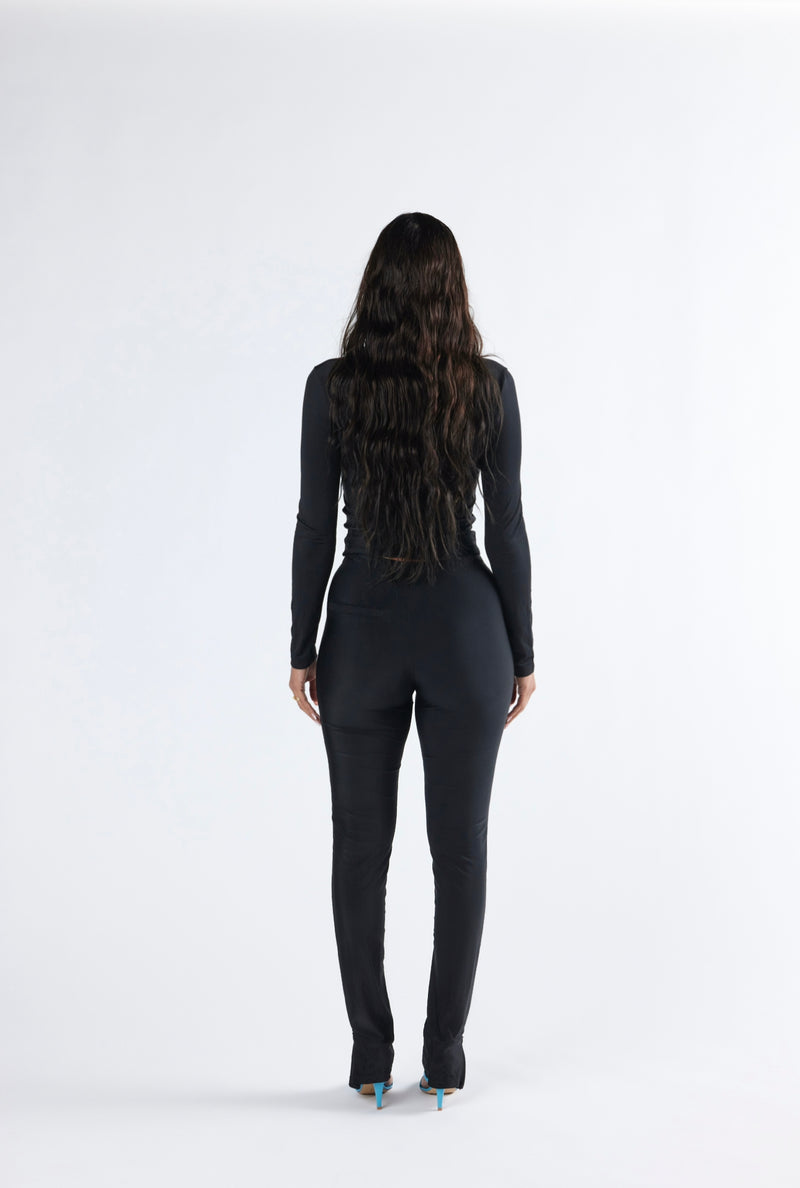 Black Moto Pants